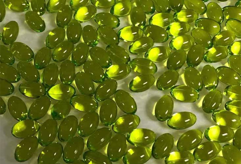 Sticking of softgel capsules