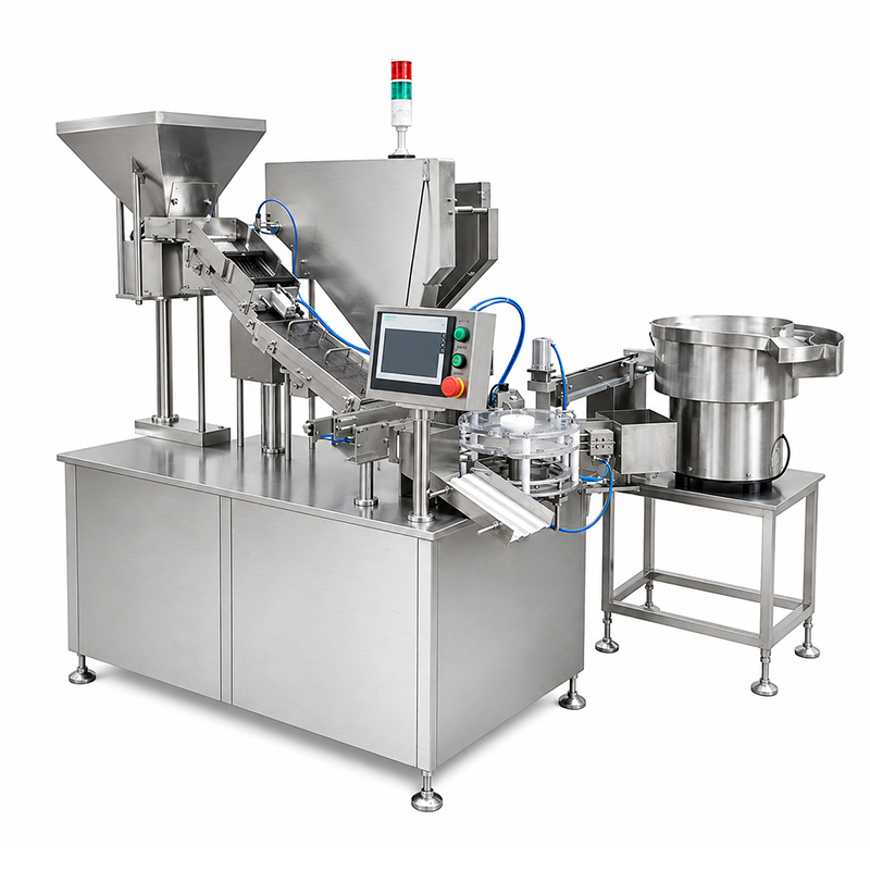 APK-40B Automatic Effervescent Tablets Tube Filling Machine