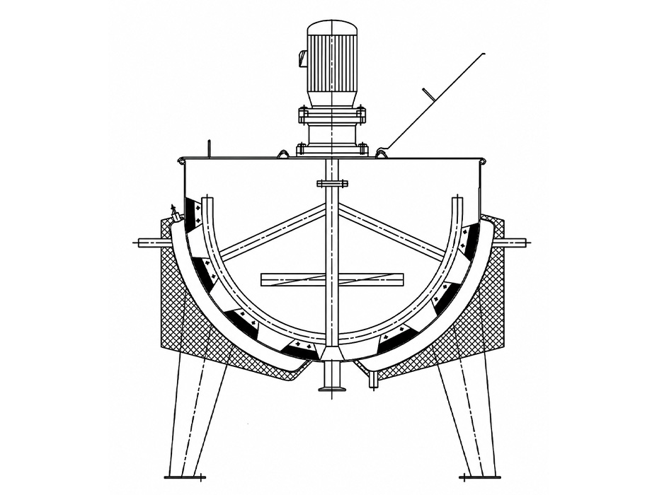 Energy-Efficient 3-Layer Jacketed Melting Tank